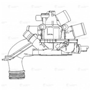 Изображение 4, LT2080 Термостат PEUGEOT 207, 208, 308 CITROEN C3, C4, Berlingo LUZAR