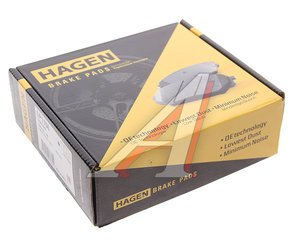 Изображение 3, GP1156 Колодки тормозные NISSAN Almera Classic передние (4шт.) HAGEN SANGSIN