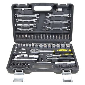 Изображение 1, WMC-4821-5EURO Набор инструментов 82 предмета 1/4",  1/2" WMC TOOLS