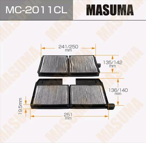 Изображение 2, MC-2011CL Фильтр воздушный салона TOYOTA Camry MASUMA
