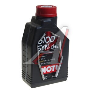 Изображение 1, 111691 Масло моторное 6100 SYN-CLEAN 5W40 п/синт.1л (Уценка) MOTUL