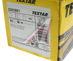 Изображение 4, 2203901 Колодки тормозные BMW 5 (G30, G31) задние (4шт.) TEXTAR
