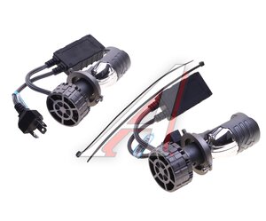 Изображение 2, ML-H4-50-30 Лампа светодиодная 12/24V H4 P43t 5500K (2шт.) линза OPTIMA