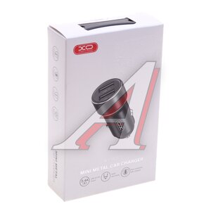 Изображение 3, CC53 Black Устройство зарядное в прикуриватель 2USB 12V черное XO