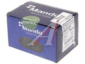 Изображение 3, MBF015186 Колодки тормозные CHEVROLET Aveo передние (4шт.) MANDO
