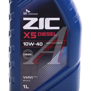 Изображение 3, 132660 Масло дизельное X5 DIESEL CI-4/SL 10W40 п/синт.1л ZIC