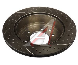 Изображение 3, BDF100 Диск тормозной MITSUBISHI Pajero (06-) задний перфорированный комплект TAYGA