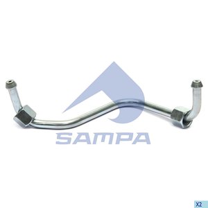 Изображение 1, 026.312 Трубка топливная MAN высокого давления (4 цилиндр) SAMPA