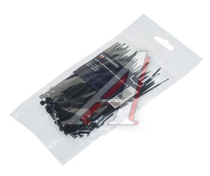 Изображение 1, GRE-010-0002 Хомут-стяжка 100х2.5 пластик черный (100шт.) GRISARD ELECTRIC