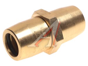 Изображение 1, D1.D15x1,5mm Соединитель трубки ПВХ, полиамид d=15х1.5мм прямой латунь SEVEN TRUCKS