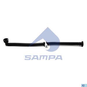 Изображение 2, 025.035 Трубка MAN TGS системы вентиляции картера SAMPA