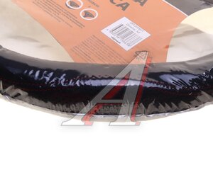 Изображение 3, OPLS4501 Оплетка руля (M) 37-39см черная экокожа/перфорация Omaha SENATOR