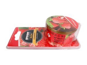 Изображение 5, AKB01 Ароматизатор на панель приборов древесная стружка (клубника) Ken AREON