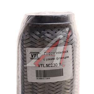 Изображение 3, VTL50230 IL Гофра глушителя 50x230 трехслойная interlock нержавеющая сталь МЗГС