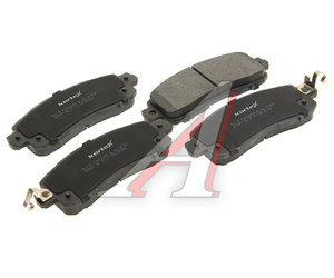 Изображение 1, KT0051STD Колодки тормозные NISSAN Teana (14-) передние (4шт.) KORTEX