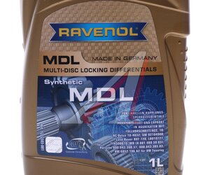 Изображение 3, 1222103001 Масло трансмиссионное MDL для МКПП 1л RAVENOL
