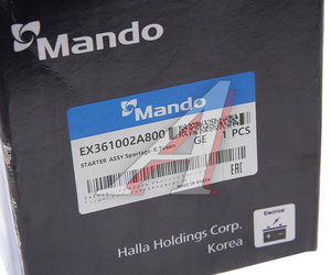 Изображение 6, EX361002A800 Стартер HYUNDAI i40 (13-) KIA Optima (13-) (1.7) MANDO