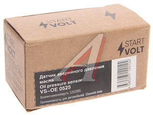 Изображение 3, VSOE0525 Датчик давления масла CHEVROLET Cruze (09-) STARTVOLT