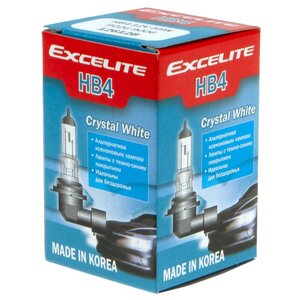 Изображение 2, EX-12612B Лампа 12V HB4(9006) 51W P22d Crystal White EXCELITE