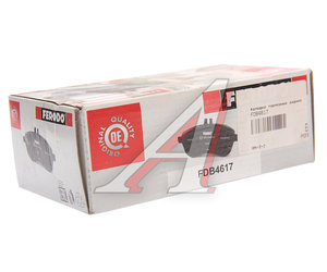Изображение 3, FDB4617 Колодки тормозные AUDI A4 (15-) задние (4шт.) FERODO