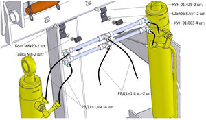 Изображение 5, СНУ-550-19 Приспособление МТЗ (СНУ-550) для погрузки бревен САЛЬСК