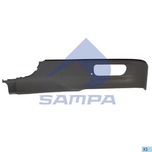 Изображение 2, 18100271 Бампер MERCEDES Axor левая часть SAMPA