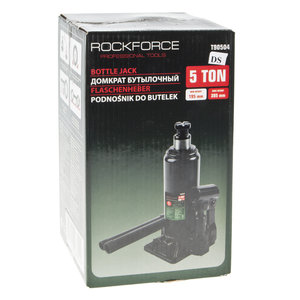 Изображение 3, RF-T90504(DS) Домкрат бутылочный 5т 195-395мм с клапаном ROCKFORCE
