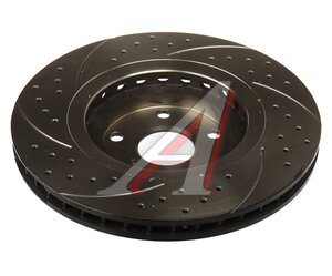 Изображение 3, BDF059 Диск тормозной TOYOTA Highlander (13-) передний перфорированный комплект TAYGA