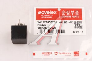 Изображение 1, WG9716582301+011/2-MX Реле электромагнитное 24V 4-х контактное 70А замыкающее SITRAK HOWO MOVELEX