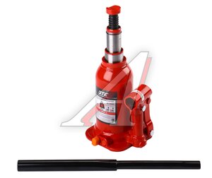 Изображение 2, GTE-TH80402 Домкрат бутылочный 4т 170-410мм 2-х штоковый GTE