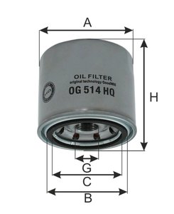 Изображение 3, OG514HQ Фильтр масляный HYUNDAI Sonata, Accent, Lantra KIA Rio 3, Cerato GOODWILL
