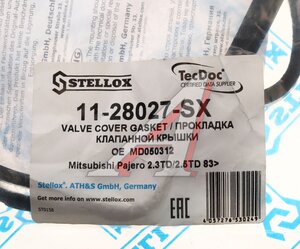 Изображение 4, 1128027SX Прокладка крышки клапанной MITSUBISHI L200, L300 STELLOX