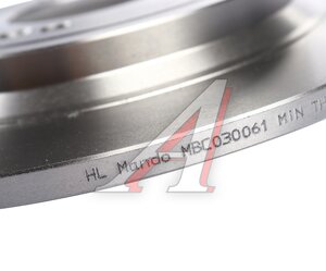 Изображение 5, MBC030061 Диск тормозной HYUNDAI Tucson (15-) (2.0) задний (1шт.) MANDO