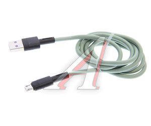 Изображение 1, NB-Q166 Green Кабель micro USB 5A 1м зеленый XO