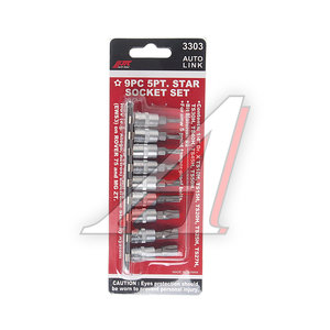 Изображение 3, JTC-3303 Набор бит-головок 1/4" TORX 5-ти гранных TS10H-TS50H 9 предметов JTC
