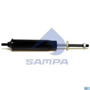 Изображение 1, 040.216-01 Амортизатор SCANIA 4 кабины передний (204/303;45;12/93;12/25; I / I ) SAMPA