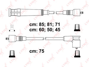 Изображение 1, SPE1404 Провод высоковольтный BMW 5 (E28, E34) (2.0/2.5) комплект LYNX