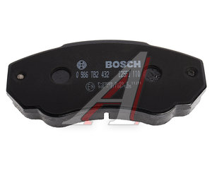 Изображение 3, 0986TB2432 Колодки тормозные FIAT Ducato (02-) передние дисковые (4шт.) BOSCH