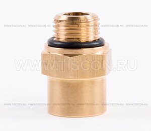 Изображение 5, 467.I.4-М10.138.В Соединитель трубки ПВХ, полиамид d=4мм (наружная резьба) М10х1 прямой латунь TISCON