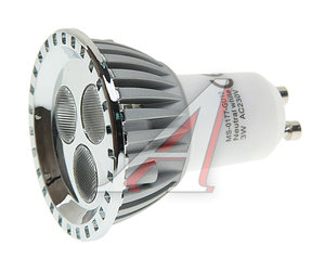 Изображение 1, MS-0177NW-GU10 Лампа светодиодная GU10 3W(35W) 220V холодный MEGA LIGHTING