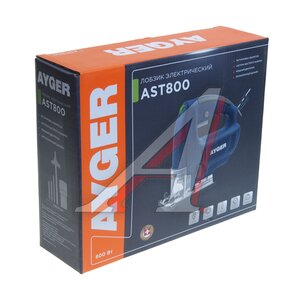 Изображение 7, AST800 Лобзик 800Вт 0-3000об/мин. дерево-80мм маятник AYGER