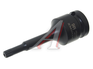Изображение 1, RF-24807806T Бита-головка 1/2" SPLINE M6 с отверстием ударная глубокая ROCKFORCE