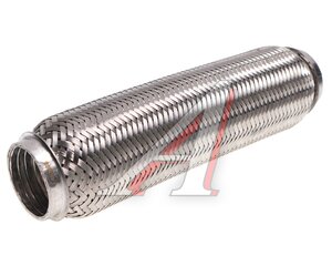 Изображение 1, VTL45260 IL Гофра глушителя 45x260 трехслойная interlock нержавеющая сталь МЗГС