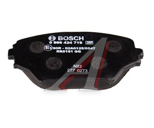 Изображение 4, 0986424719 Колодки тормозные TOYOTA Rav 4 (00-05) передние (4шт.) BOSCH