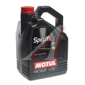 Изображение 2, 106352 Масло моторное SPECIFIC 948B 5W20 синт.5л MOTUL