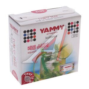 Изображение 3, S012 Ароматизатор на панель приборов меловой (сквош) 105г YAMMY