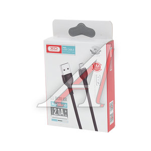 Изображение 3, NB200 Black Кабель micro USB 2.1A 1м черный XO