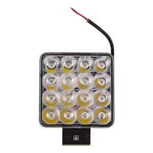 Изображение 1, 5270 Фара рабочего света квадратная 100х100мм 32Вт 16LED (ближний свет) 10-30V ВЫМПЕЛ