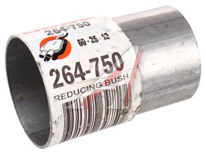 Изображение 1, 264-750 Труба соединительная выхлопной системы L=80 d1=48 d2=50 BOSAL