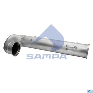 Изображение 2, 051.012 Труба выхлопная глушителя DAF SAMPA